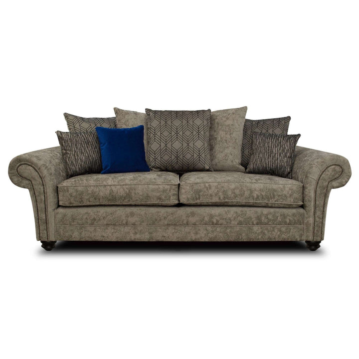 Morland Sofa Collection - Pillow Back or Classic Back - Choice Of Fabrics - The Furniture Mega Store 