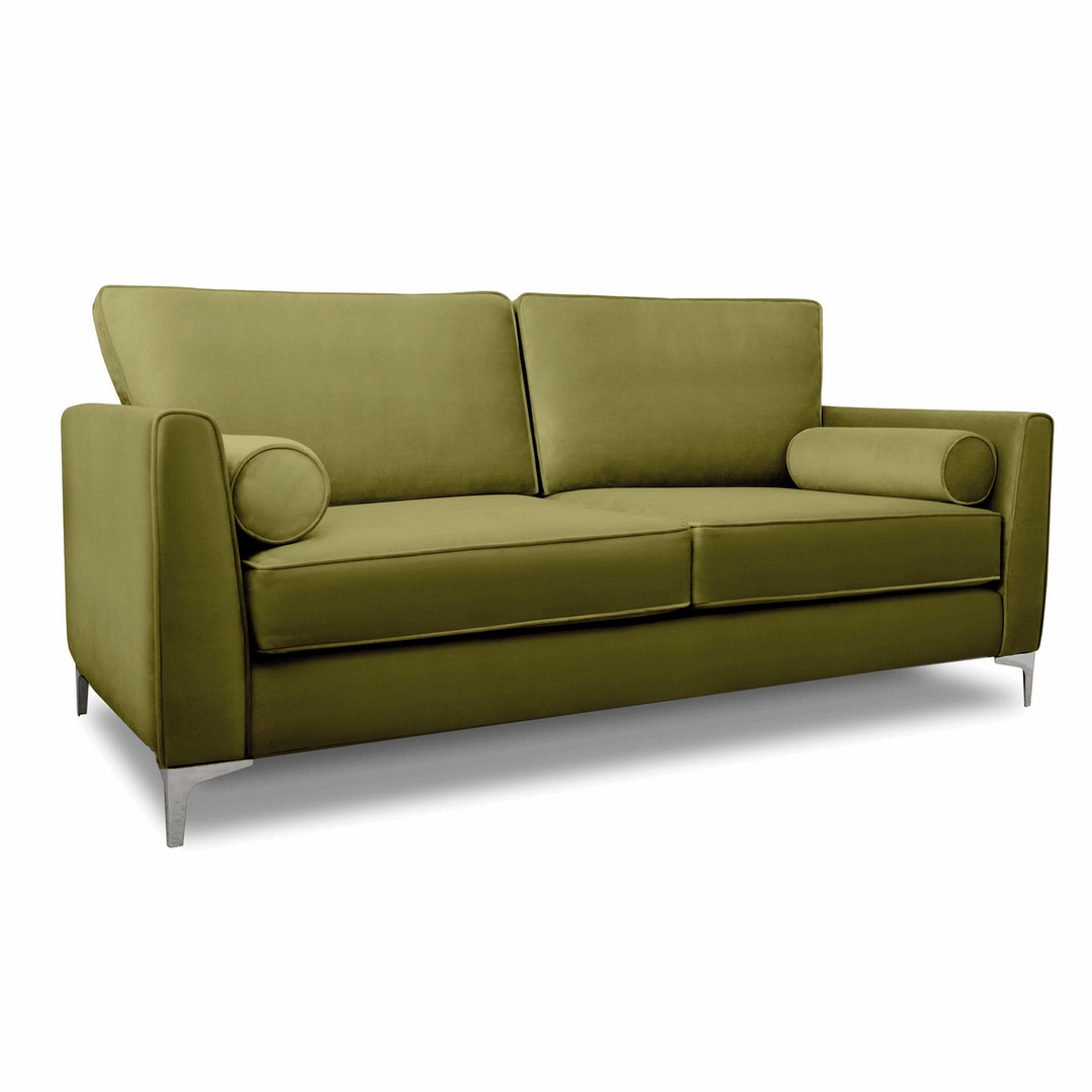 Alena Velvet Sofa Collection - Choice Of Colours - The Furniture Mega Store 