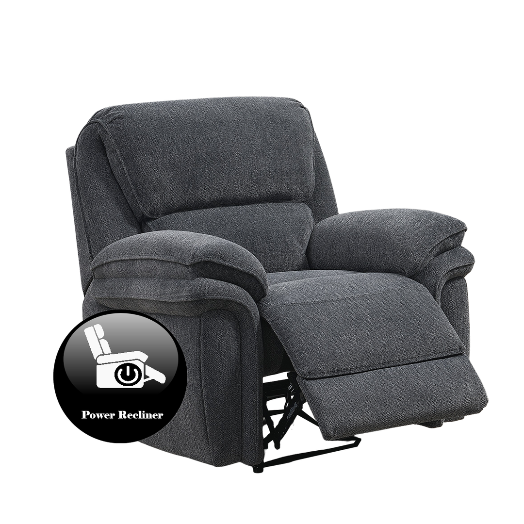 Carlton Fabric Recliner Sofa Collection - Choice Of Manual Or Power Recline - The Furniture Mega Store 