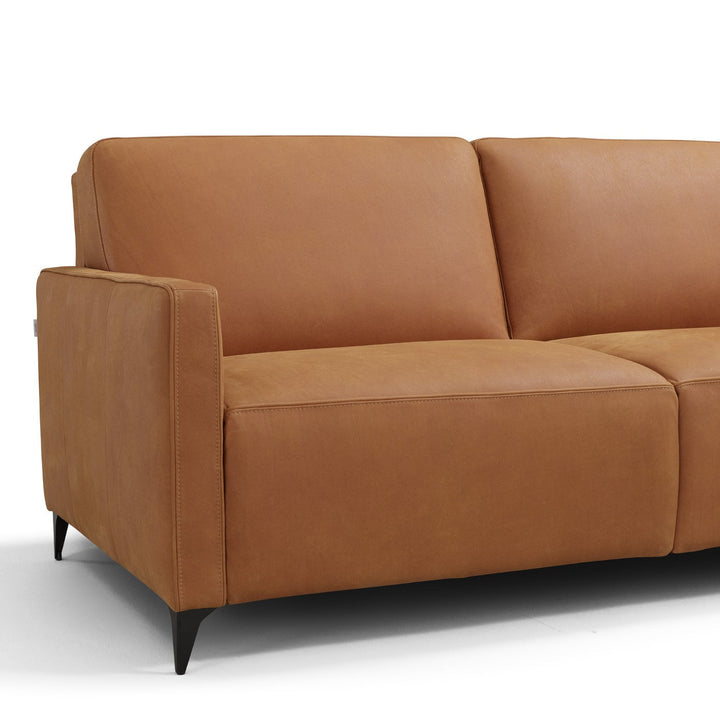 Wigan Luxury Italian Leather Sofa Bed - Choice Of Size & Leathers - The Furniture Mega Store 