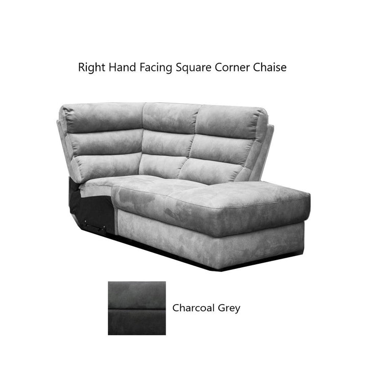 Ellis Modular Fabric Recliner Sofa & Chair Collection - Manual Recliner - The Furniture Mega Store 