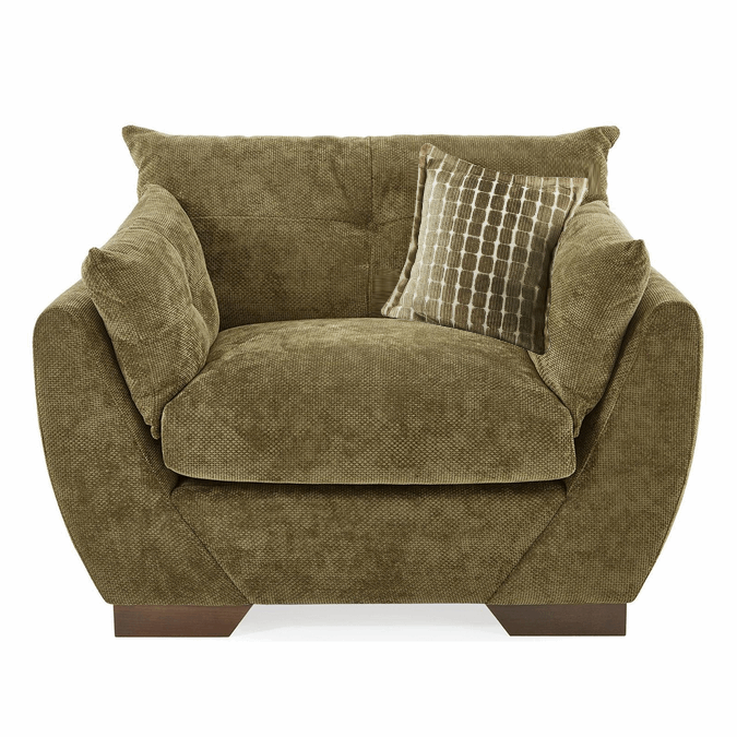 Harrogate Fabric Armchair & Love Chair Collection - The Furniture Mega Store 