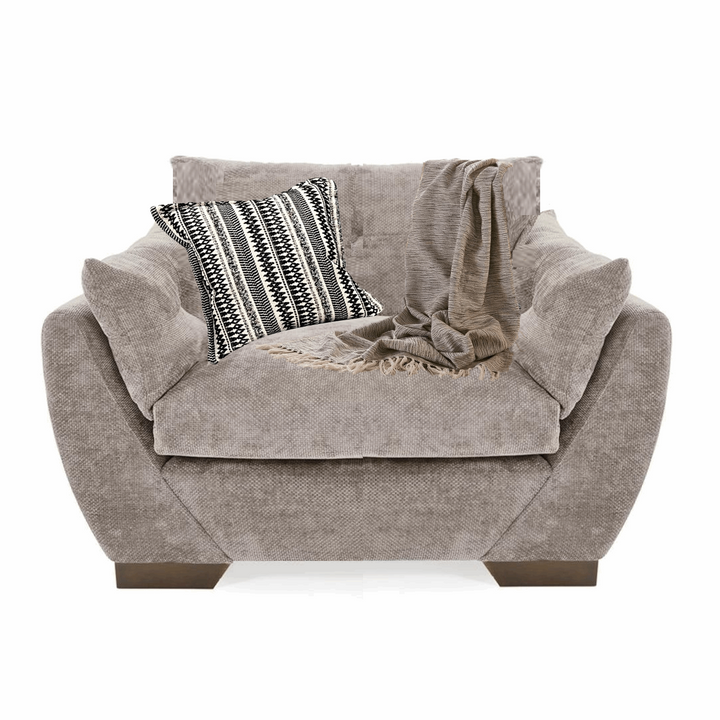 Harrogate Fabric Armchair & Love Chair Collection - The Furniture Mega Store 