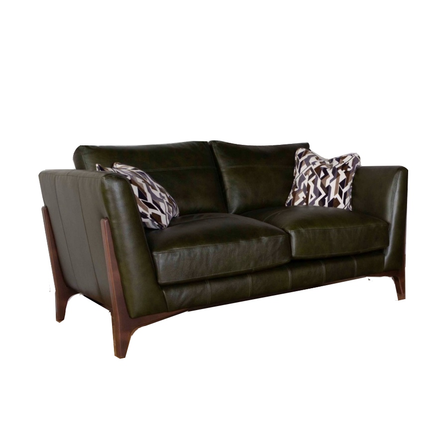 Ren Leather Sofa Collection - Choice Of Leathers & Feet - The Furniture Mega Store 