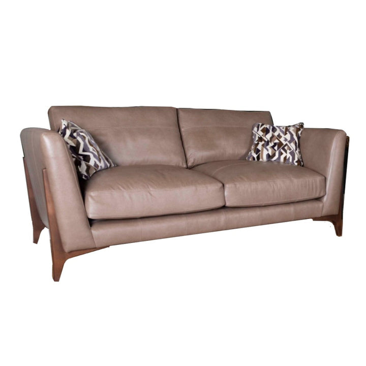 Ren Leather Sofa Collection - Choice Of Leathers & Feet - The Furniture Mega Store 