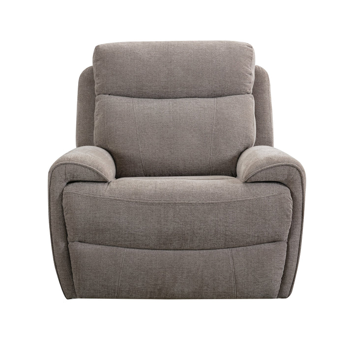 Lorcan Fabric Power Recliner Armchair - Intergrated USB-C Fast Charge Ports - The Furniture Mega Store 