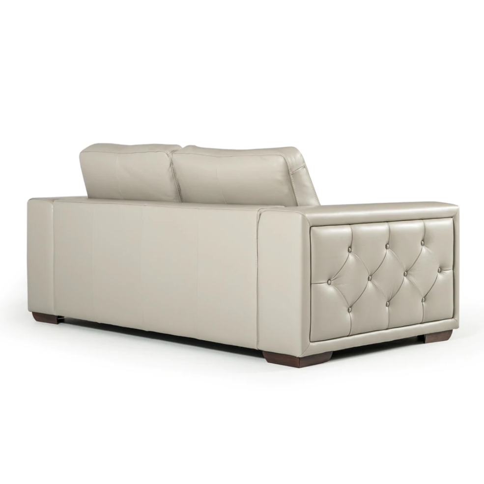 Seo Luxury Italian Leather Sofa Collection - Choice Of Sizes & Leathers - The Furniture Mega Store 