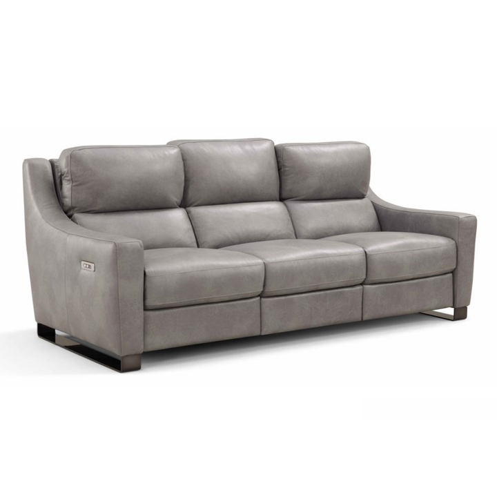 Shilly Italian Leather Power Recliner Sofa Collection - Choice Of Sizes & Leathers - The Furniture Mega Store 