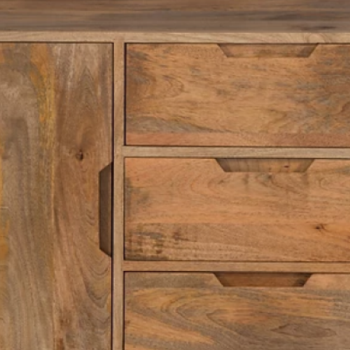 Janeiro Mango Wood Small Sideboard - The Furniture Mega Store 