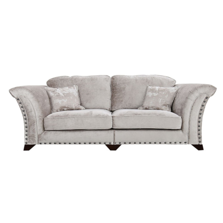 Vesper Fabric Sofa Collection - Choice Of Fabrics & Pillow Or Standard Back - The Furniture Mega Store 