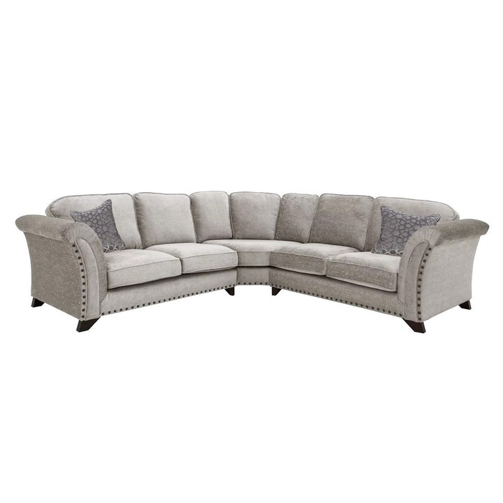 Vesper Corner Sofa Choice Of Pillow Or Classic Back - Fabrics & Configuration - The Furniture Mega Store 