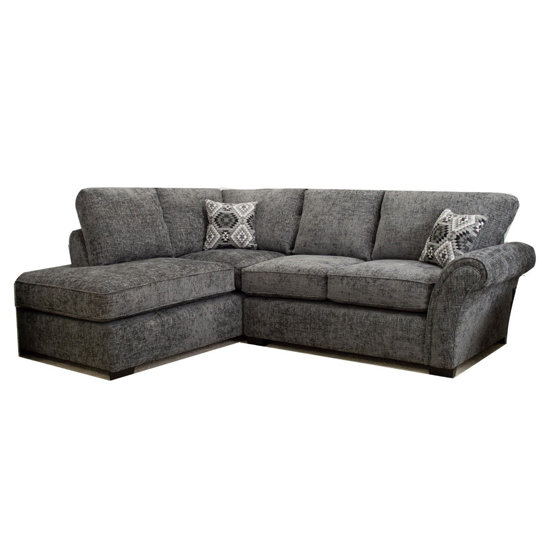 Cora Corner Chaise End Sofa - Choice Of Fabrics - The Furniture Mega Store 