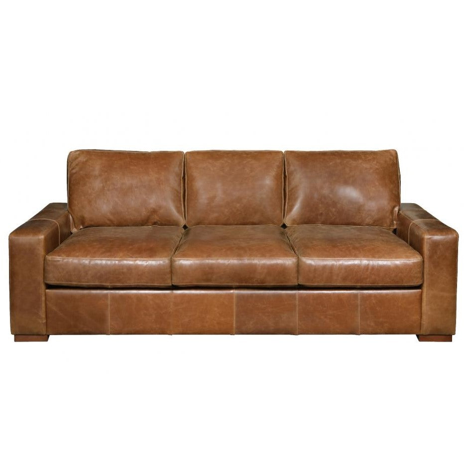 Chatsworth Vintage Leather Sofa & Chair Collection - Choice Of Leathers & Feet - The Furniture Mega Store 