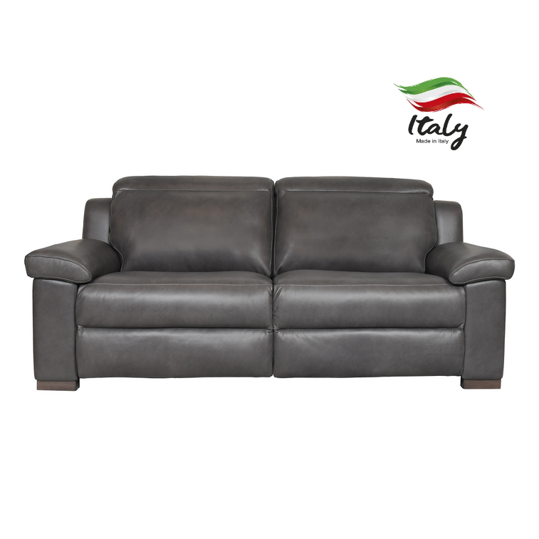 Surano Luxury Italian Leather Power Recliner Collection - Choice Of Size & Leather - The Furniture Mega Store 