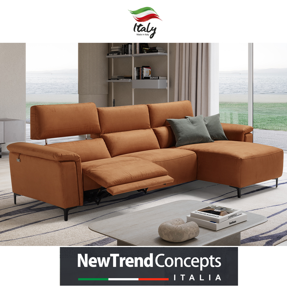 Tawney Italian Fabric Sofa Collection - Choice Of Standard Or Power Recliner - The Furniture Mega Store 