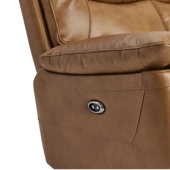 Myles Leather Power Recliner Armchair - Choice Of Colours