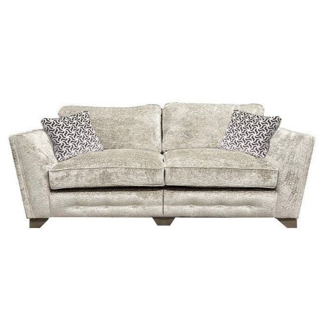 Pandora Fabric Sofa Collection - Choice Of Pillow or Classic Back, Sizes, Fabrics & Feet - The Furniture Mega Store 