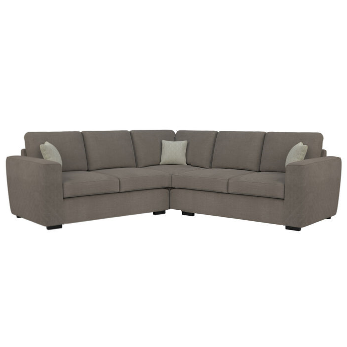 Lucy Fabric Corner Sofa Collection - Choice Of Sizes & Fabrics - The Furniture Mega Store 