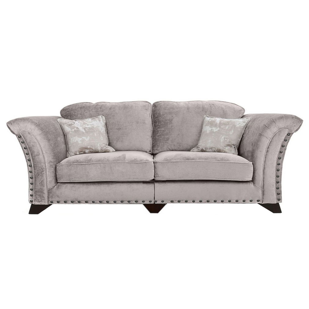 Vesper Fabric Sofa Collection - Choice Of Fabrics & Pillow Or Standard Back - The Furniture Mega Store 