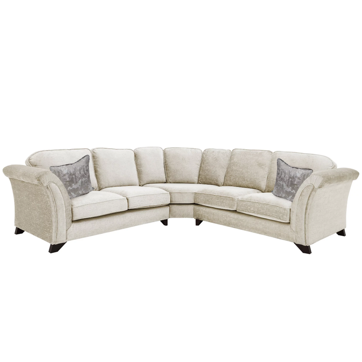 Vesper Corner Sofa Choice Of Pillow Or Classic Back - Fabrics & Configuration - The Furniture Mega Store 