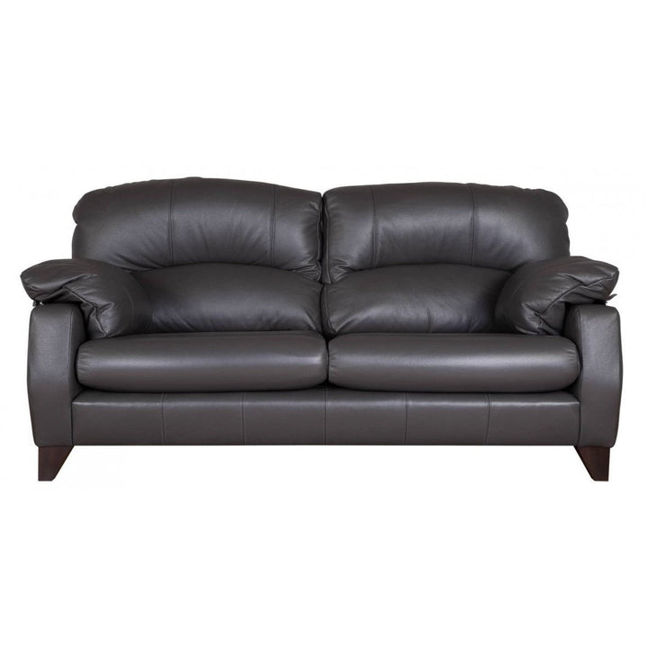 Austin Leather Sofa Collection - Choice Of Sizes, Leathers & Feet - The Furniture Mega Store 