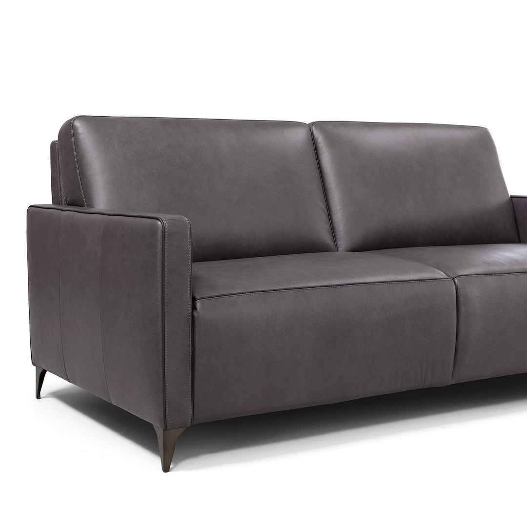 Wigan Luxury Italian Leather Sofa Bed - Choice Of Size & Leathers - The Furniture Mega Store 