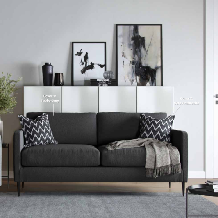 Warren Fabric Sofa Collection - Choice Of Sizes & Feet - The Furniture Mega Store 