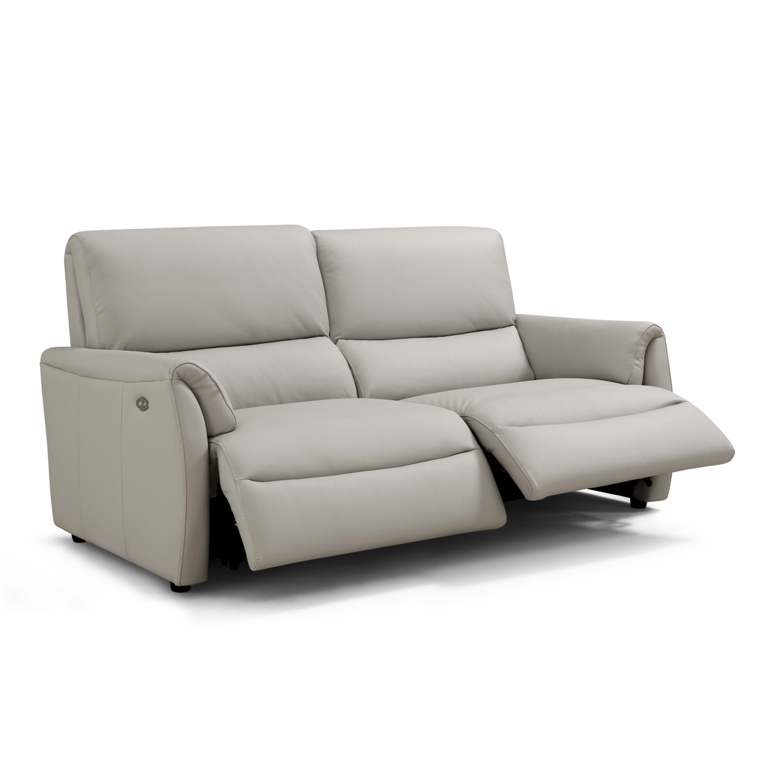 Ziwa Italian Leather Power Recliner Sofa Collection - Choice Of Sizes & Leathers - The Furniture Mega Store 