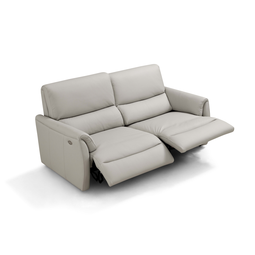 Ziwa Italian Leather Power Recliner Sofa Collection - Choice Of Sizes & Leathers - The Furniture Mega Store 