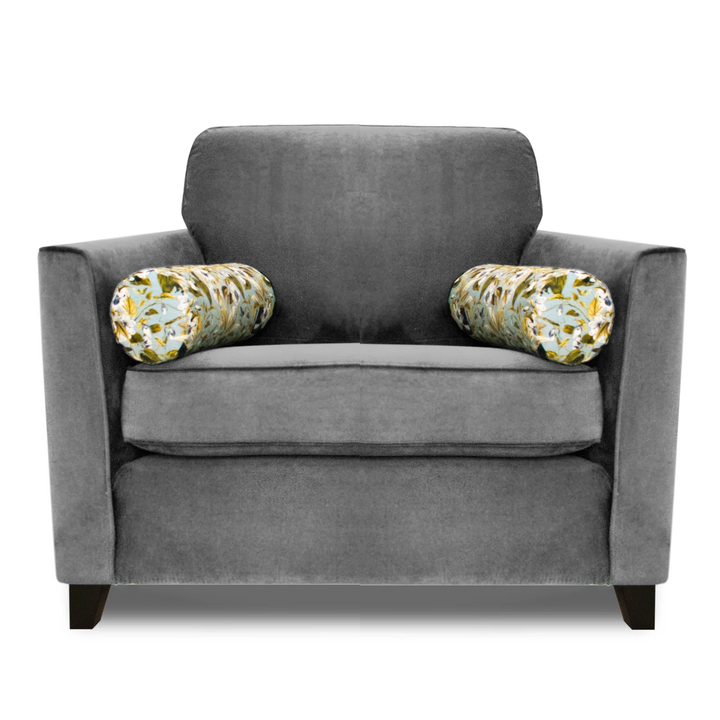 Rene Armchair & Love Chair Collection - Available In A Choice Of Fabrics - The Furniture Mega Store 