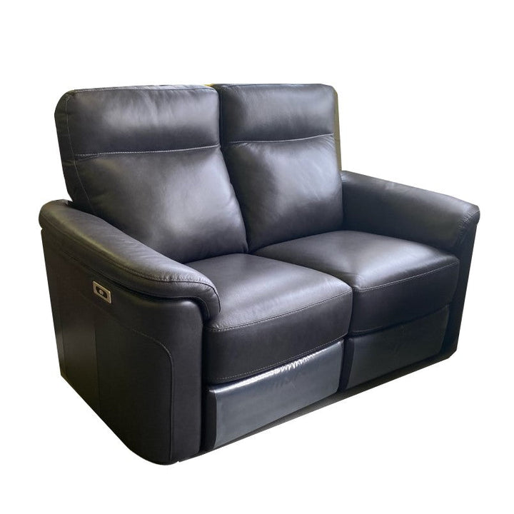 Argenta Italian Leather Sofa & Chair Collection - Standard Sofa Or Power Recliner - The Furniture Mega Store 