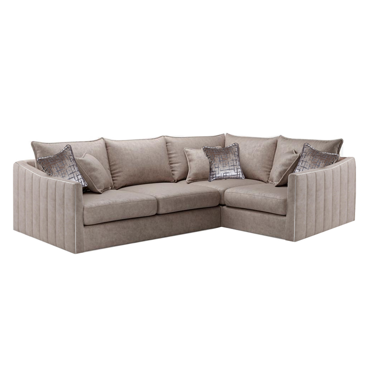 Blaise Corner Sofa - Choice Of Sizes & Fabrics - The Furniture Mega Store 