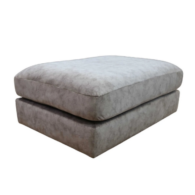 Blaise Large Footstool - Choice Of Fabrics - The Furniture Mega Store 