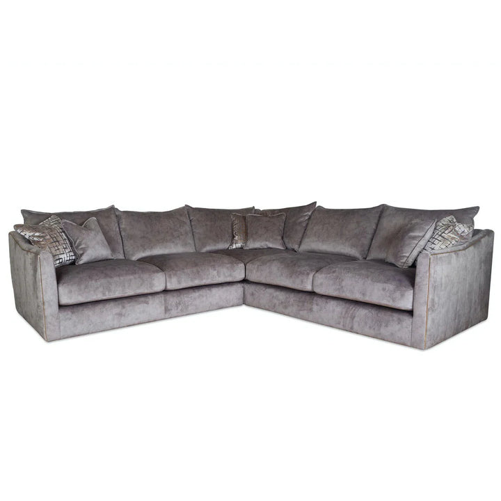 Blaise Corner Sofa - Choice Of Sizes & Fabrics - The Furniture Mega Store 