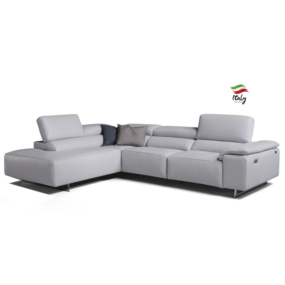 Blossom Italian Leather Power Recliner Corner Sofa Collection - Various Options