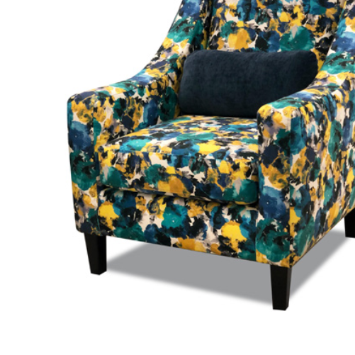 Canterbury Collection Fabric Accent Chair - The Furniture Mega Store 