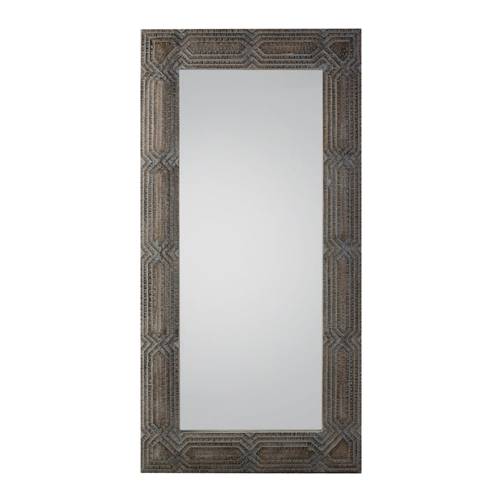 Chandi Natural-Whitewash Leaner Mirror - The Furniture Mega Store 