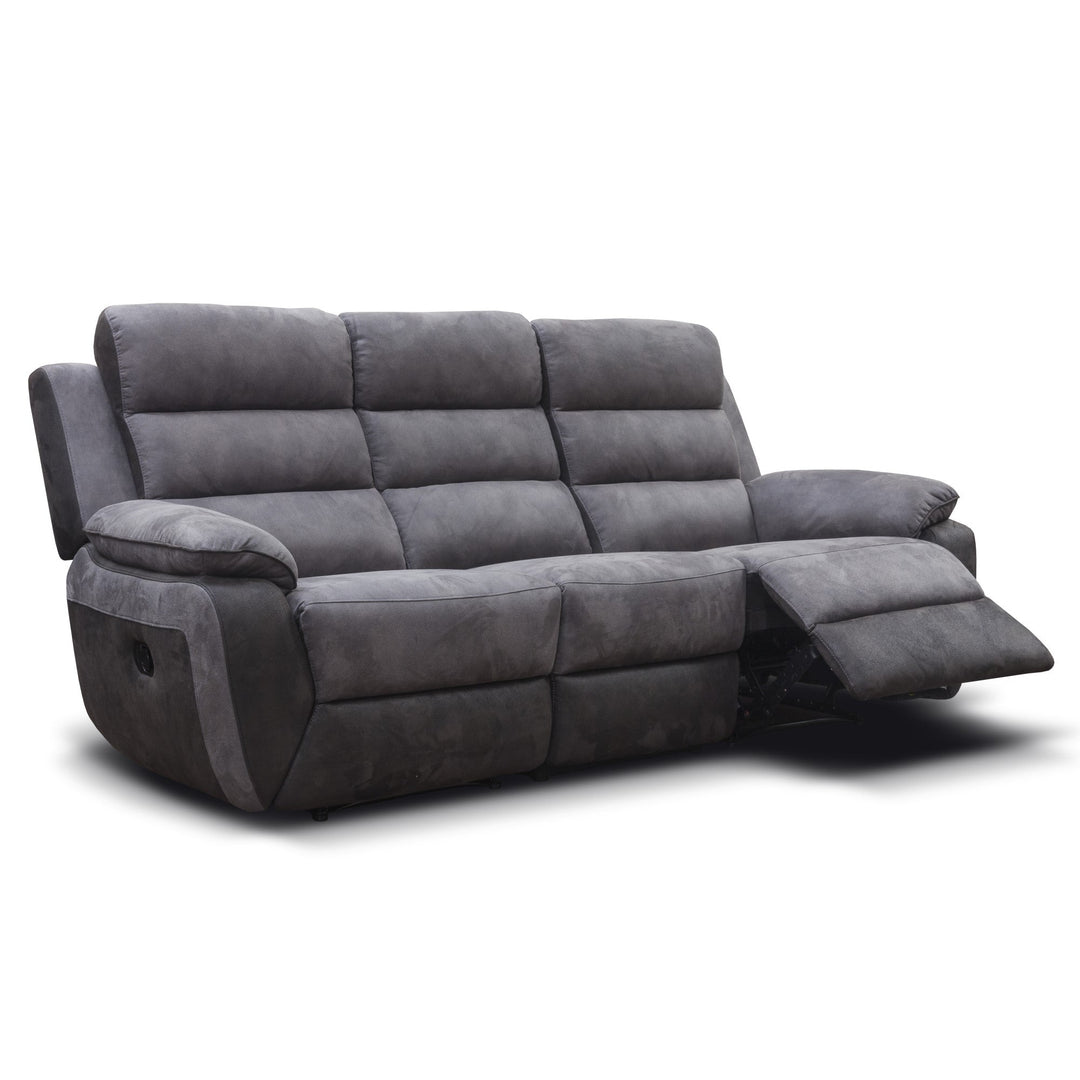 Ellis Modular Fabric Recliner Sofa & Chair Collection - Power With USB Charging Ports - The Furniture Mega Store 