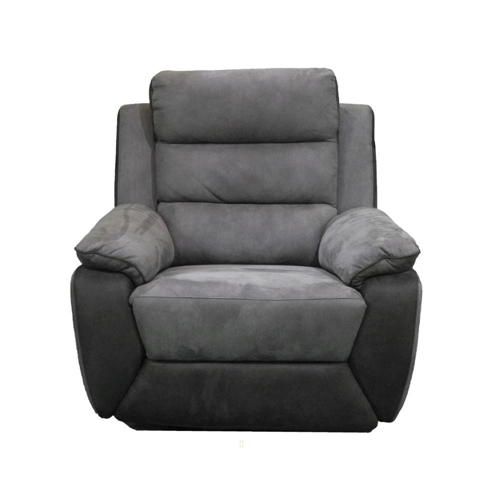 Ellis Corner Modular Fibre Fabric Recliner Sofa - Manual Or Power With USB Charging Port - The Furniture Mega Store 