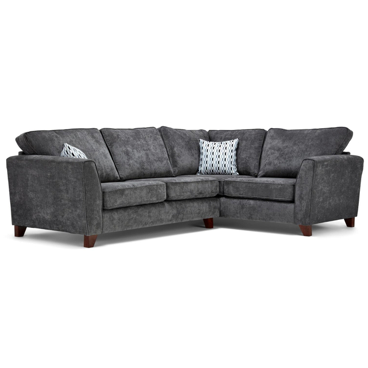 Elora Fabric L Shaped Corner Sofa - The Furniture Mega Store 