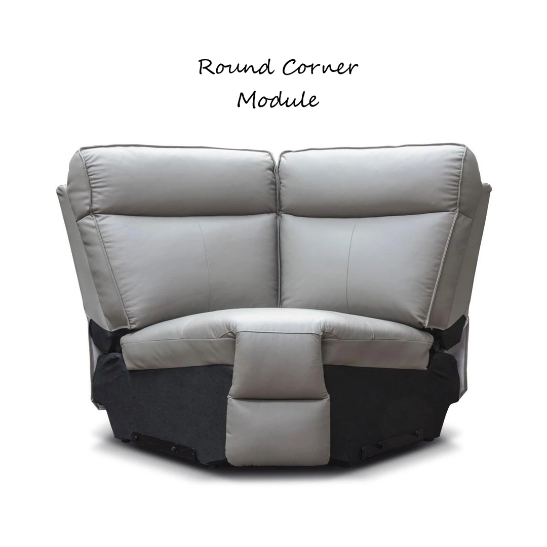 Clayton Leather Modular Recliner Sofa & Chair Collection - Choice Of Colours - The Furniture Mega Store 