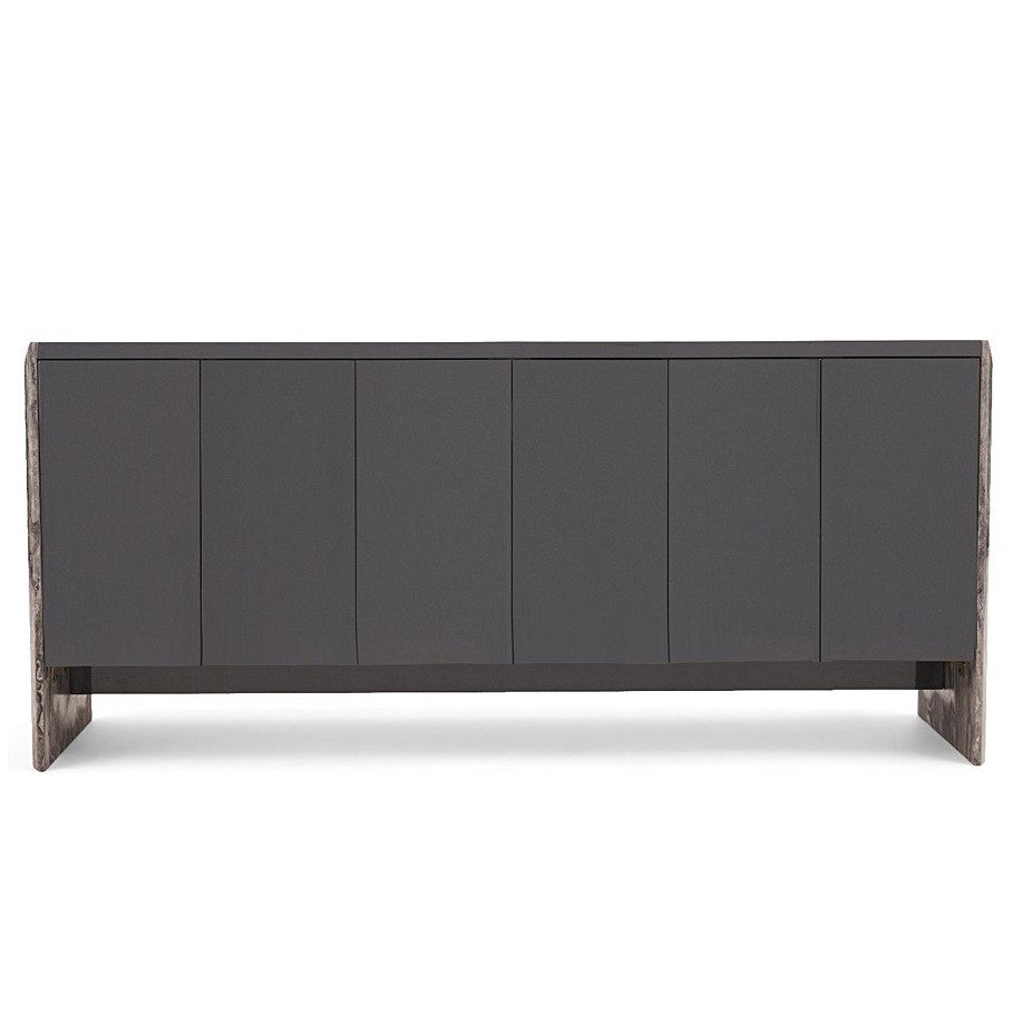 Dahlia Grey Marble Sideboard - 180cm - The Furniture Mega Store 