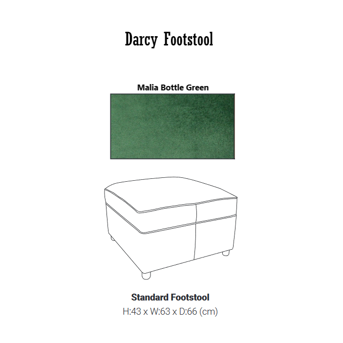 Darcy Velvet Sofa & Armchair Collection - Choice Of Colours - The Furniture Mega Store 