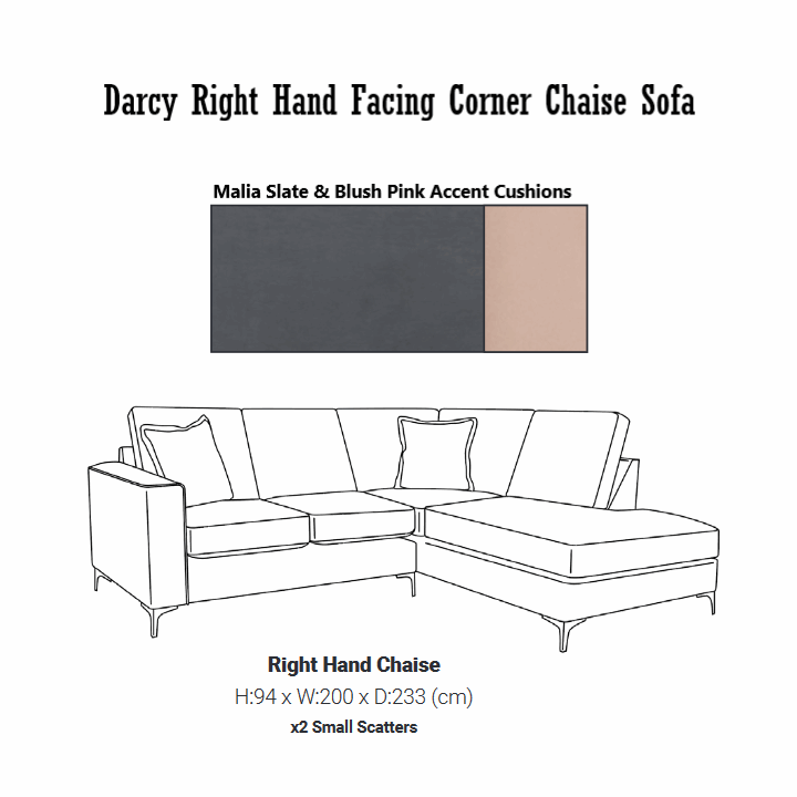 Darcy Velvet Sofa & Armchair Collection - Choice Of Colours - The Furniture Mega Store 