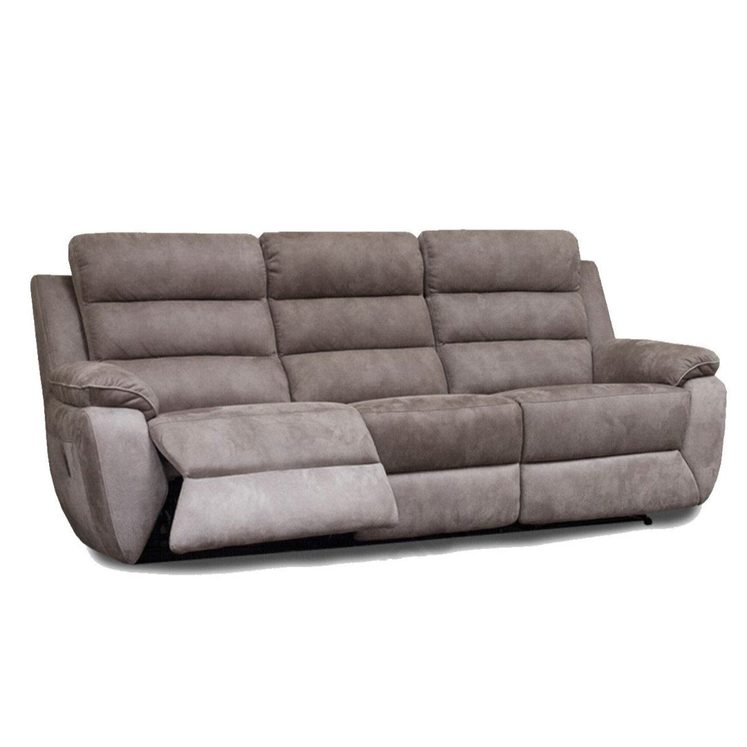 Ellis Modular Fabric Recliner Sofa & Chair Collection - Power With USB Charging Ports - The Furniture Mega Store 