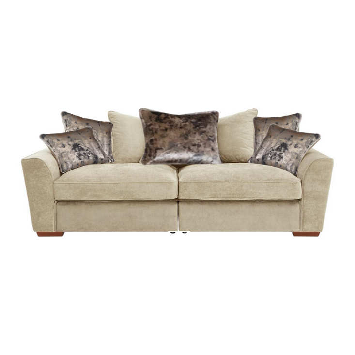 Fantasia Fabric Sofa Collection - Choice Of Standard Or Pillow Back - The Furniture Mega Store 