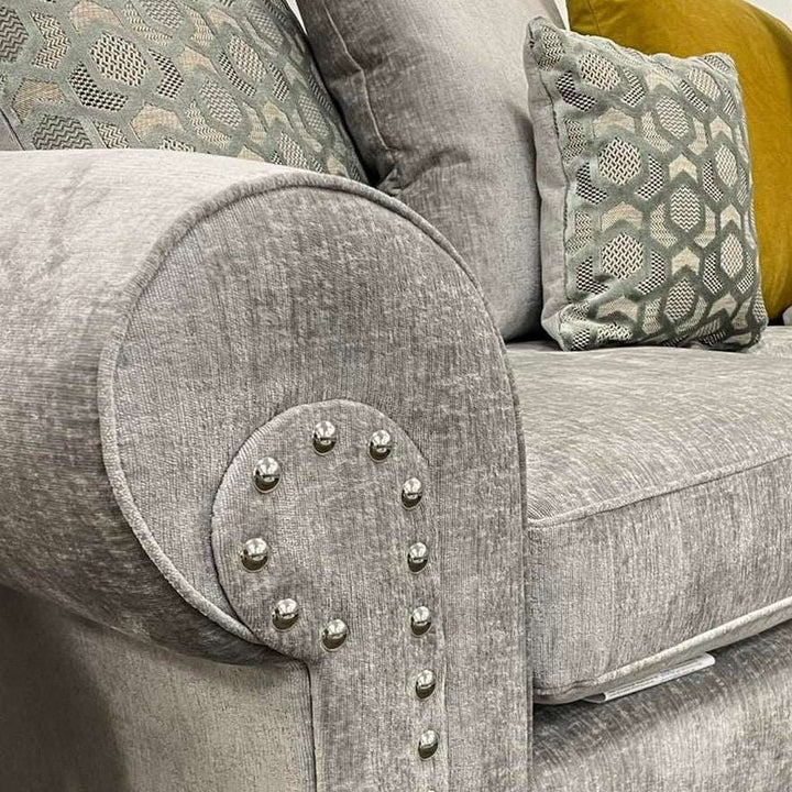 Freesia Fabric Sofa & Chair Collection - Choice Of Pillow or Standard Back & Fabrics - The Furniture Mega Store 