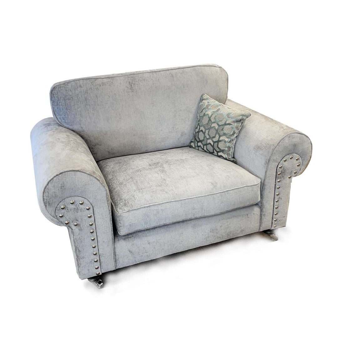 Freesia Fabric Sofa & Chair Collection - Choice Of Pillow or Standard Back & Fabrics - The Furniture Mega Store 