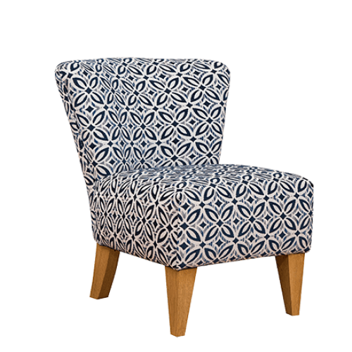 George Accent Chair - Choice Of Fabrics & Legs - The Furniture Mega Store 