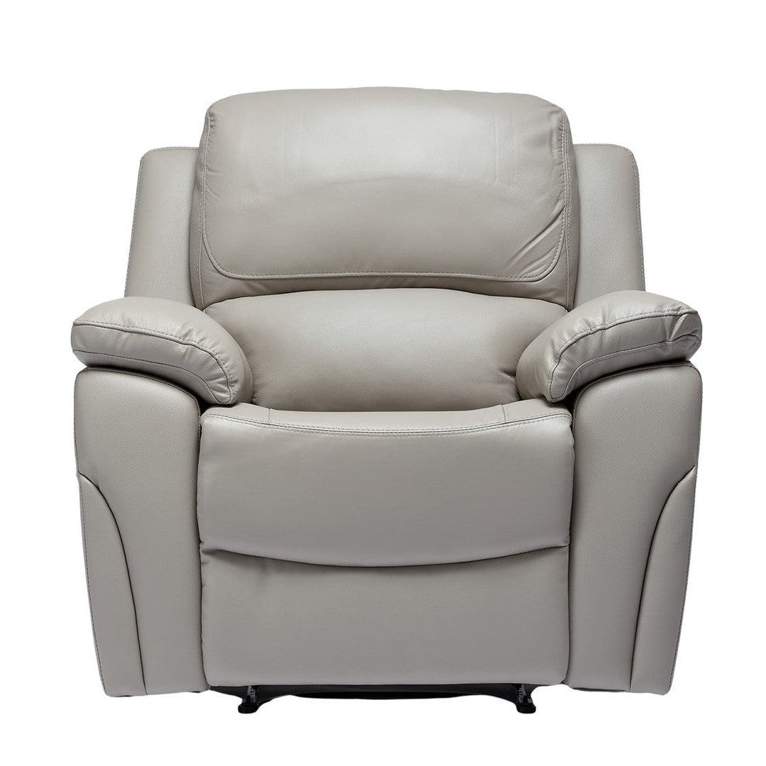 Falcon Leather Recliner Armchair - Choice Of Colours - The Furniture Mega Store 